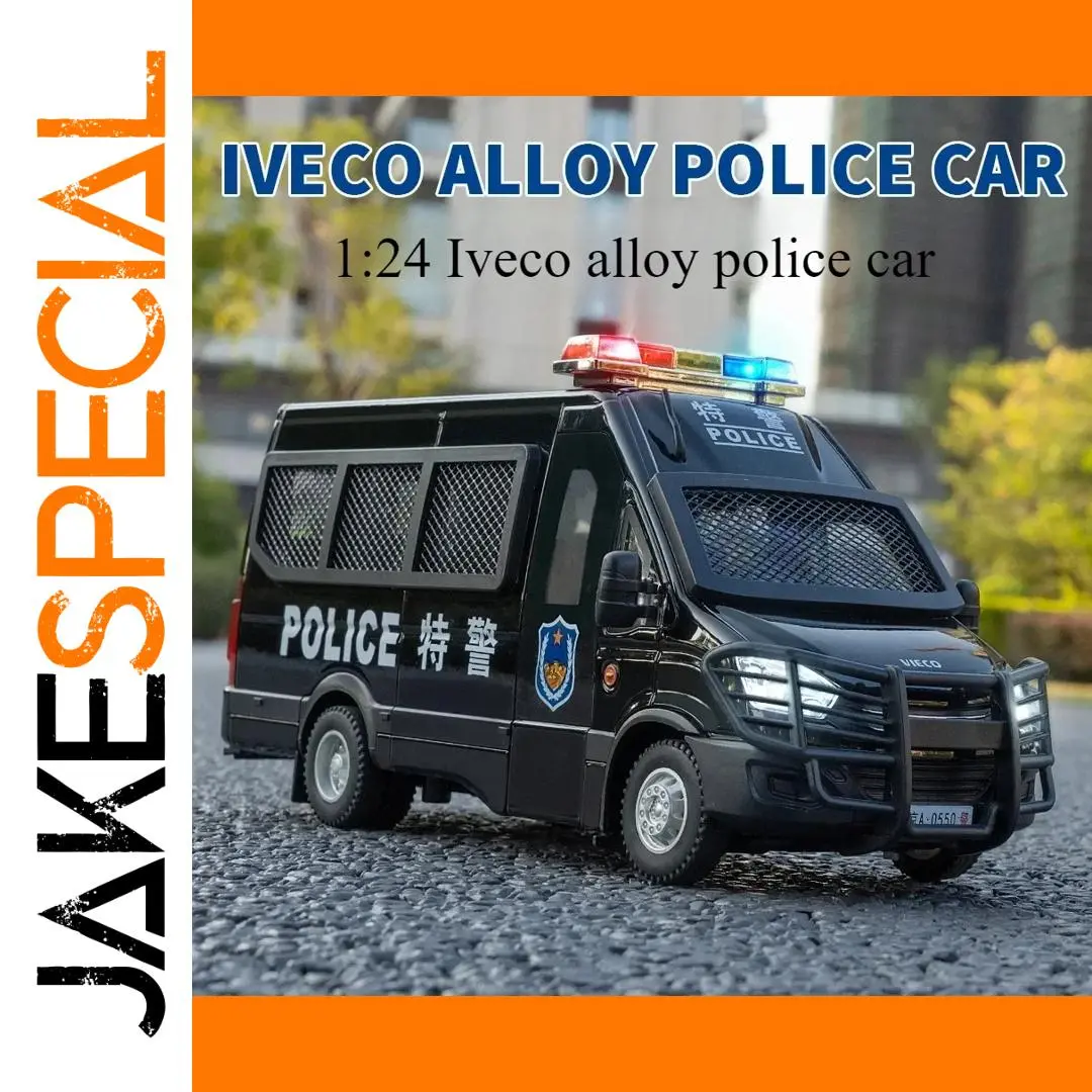 Iveco SWAT Police Model 1:24 Diecast 1 Iveco SWAT Police Model 1:24 Diecast