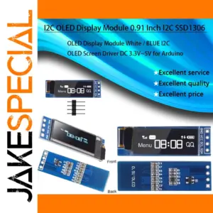 0.91-Inch I2C OLED Display Module