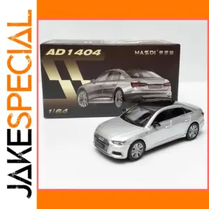 Detailed Silver A6 C8 1/64 Diecast Model