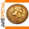Vintage 1853 Pedro II Brazil Coin Replica