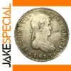 Antique-Style 1813 Spain 8 Reales Coin Replica