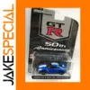 Vibrant Blue Nissan GT-R R35 1:64 Scale Model