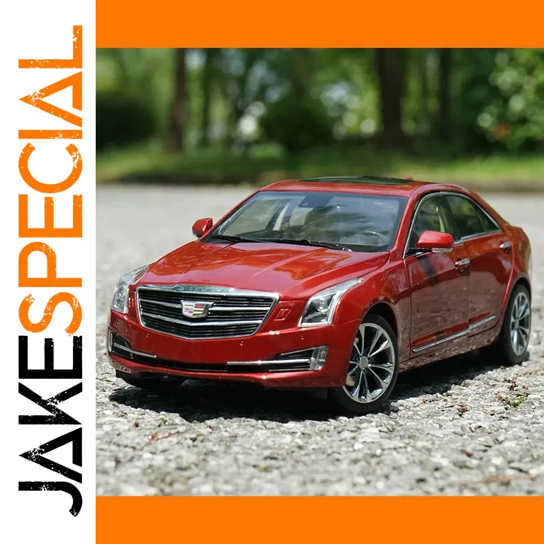 Vibrant Red 1:18 Cadillac ATS-L Diecast Model 1 Vibrant Red 1:18 Cadillac ATS-L Diecast Model