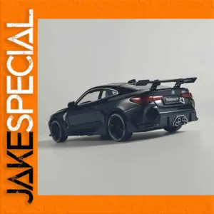 Black BMW M4 Coupe Diecast Model 1:32 Scale for Display