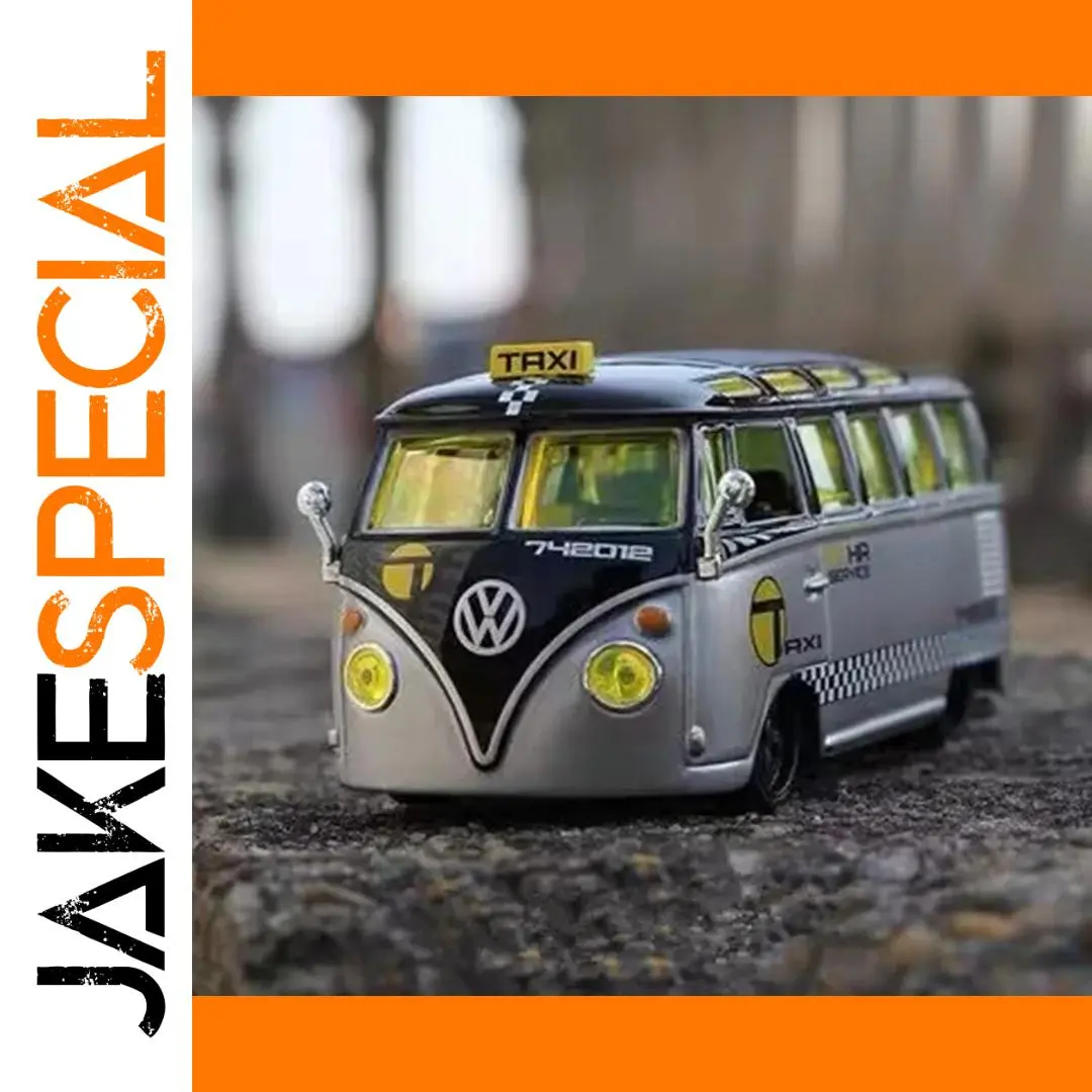 Vintage Volkswagen Samba Van Diecast Model 1:24 Scale 1 Vintage Volkswagen Samba Van Diecast Model 1:24 Scale