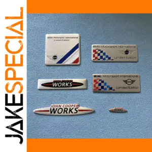 BMW Mini Aluminum Emblem Stickers 2011-2019