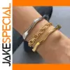 Stainless Steel Gold Bangle for Women