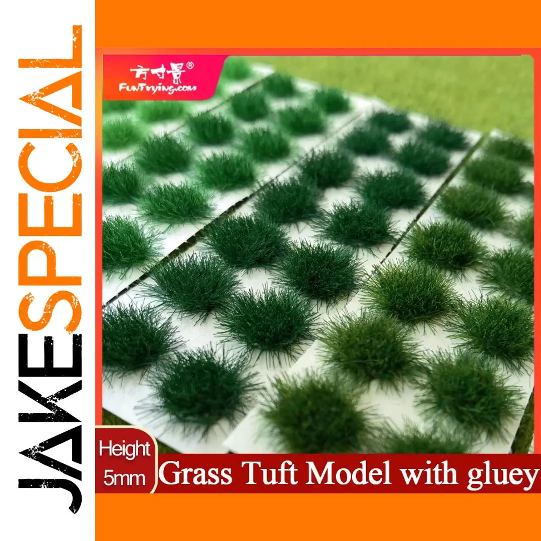 Miniature Artificial Grass Tufts for Dioramas 1 Miniature Artificial Grass Tufts for Dioramas
