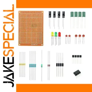 Beginner Soldering Kit with Colorful Components