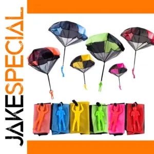 Colorful Handheld Parachute Toy Set for Kids