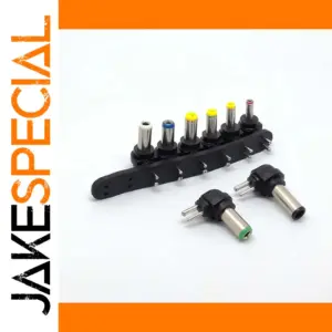 Universal Laptop Charger Tip Set with 8 Tips