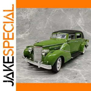 Vintage Green Alloy Car Model 1:30 Scale