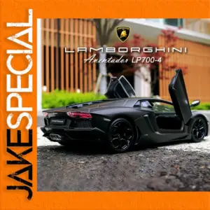 Black Lamborghini Aventador 1:24 Diecast Model