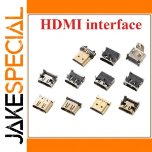 HDMI Surface-Mount Connector Set for PCB