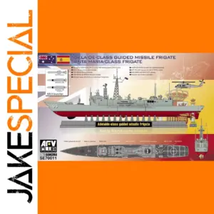 1/700 Scale Naval Frigate Model Kit