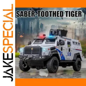 1:32 Saber-Toothed Tiger Police Car Model