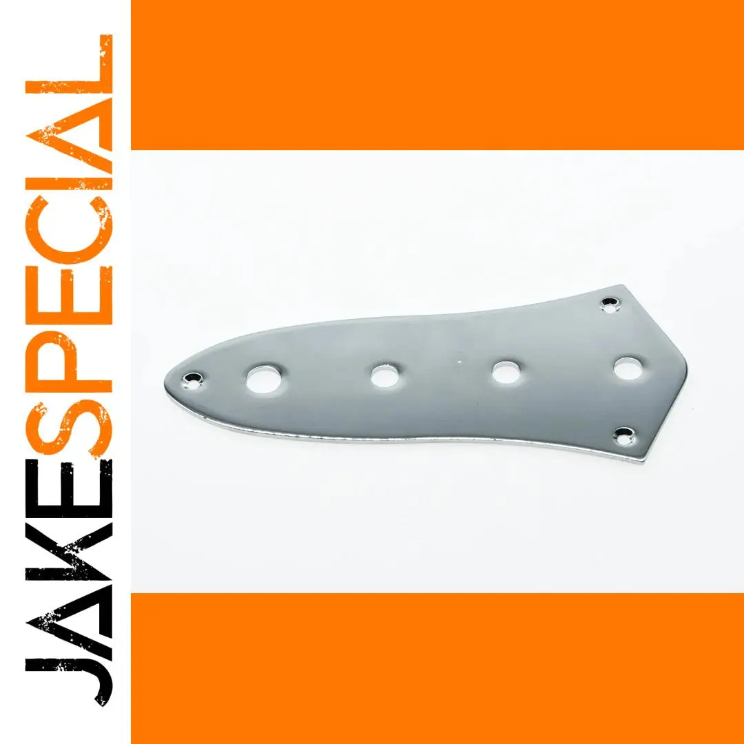 Chrome Control Plate for Jazz Bass 1 Chrome Control Plate for Jazz Bass