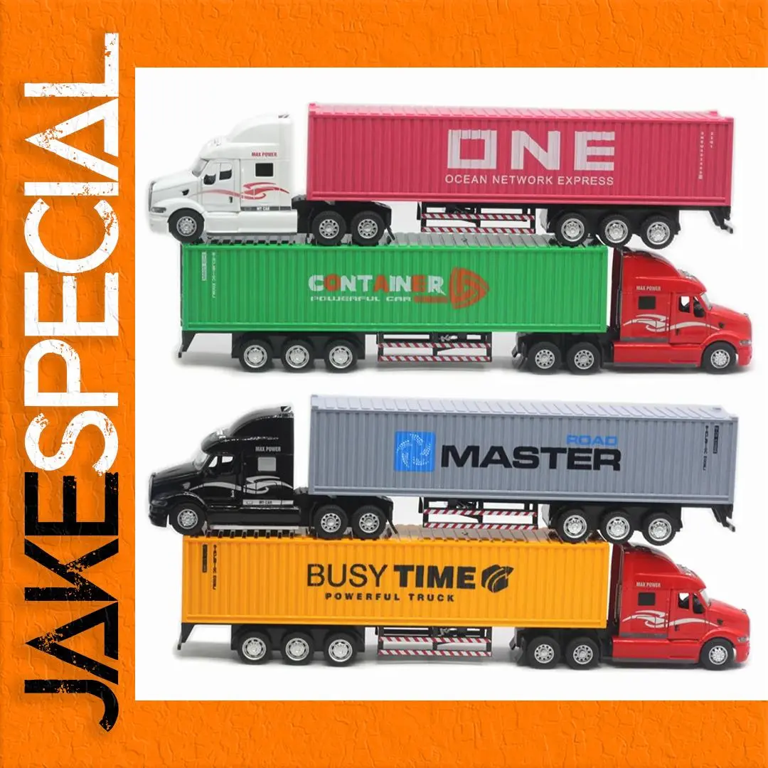 1:48 Scale Diecast Container Truck Model 1 1:48 Scale Diecast Container Truck Model