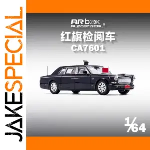 Vintage Black 1:64 Diecast Car Model