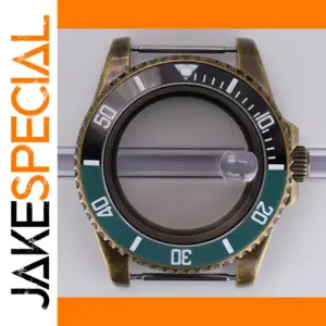 Bronze Retro Dive Watch Case 40mm for NH Movements
