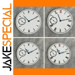 38.5mm White Enamel Watch Dial for ETA6497/ST3600