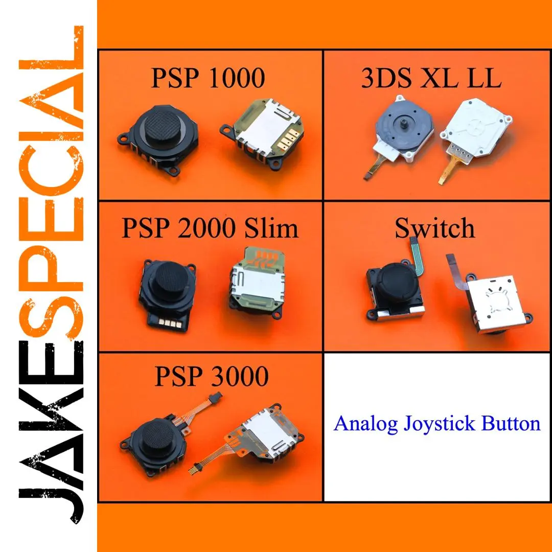 Black 3D Button Analog Joystick for Gaming Devices 1 Black 3D Button Analog Joystick for Gaming Devices