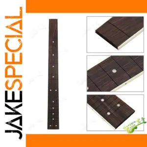 Dark Brown 24-Fret Guitar Fingerboard for Fender & Ibanez