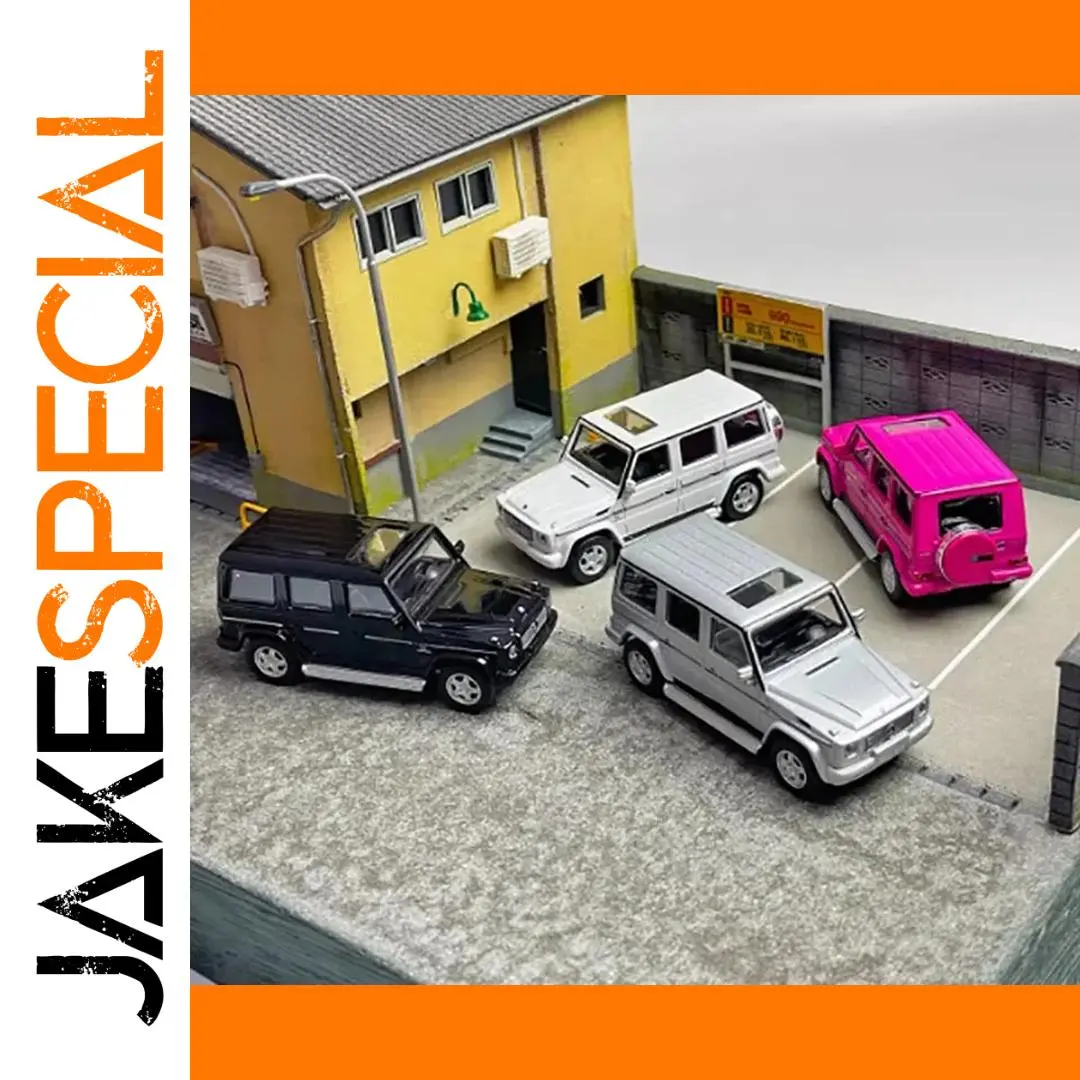 Kyosho 1/64 SUV Diecast Miniature Car in Pink 1 Kyosho 1/64 SUV Diecast Miniature Car in Pink