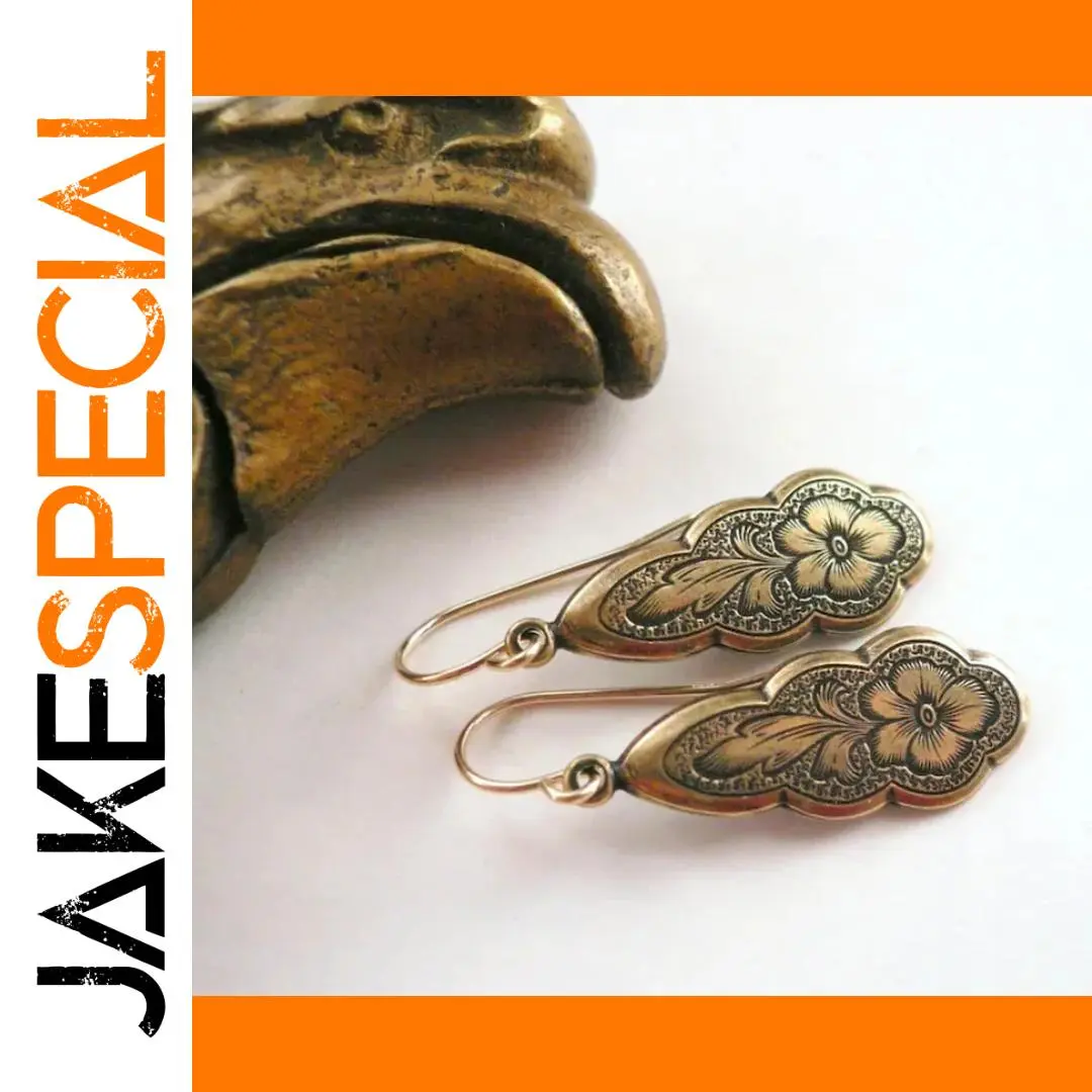 Vintage Gold Dangle Earrings for Women 1 Vintage Gold Dangle Earrings for Women
