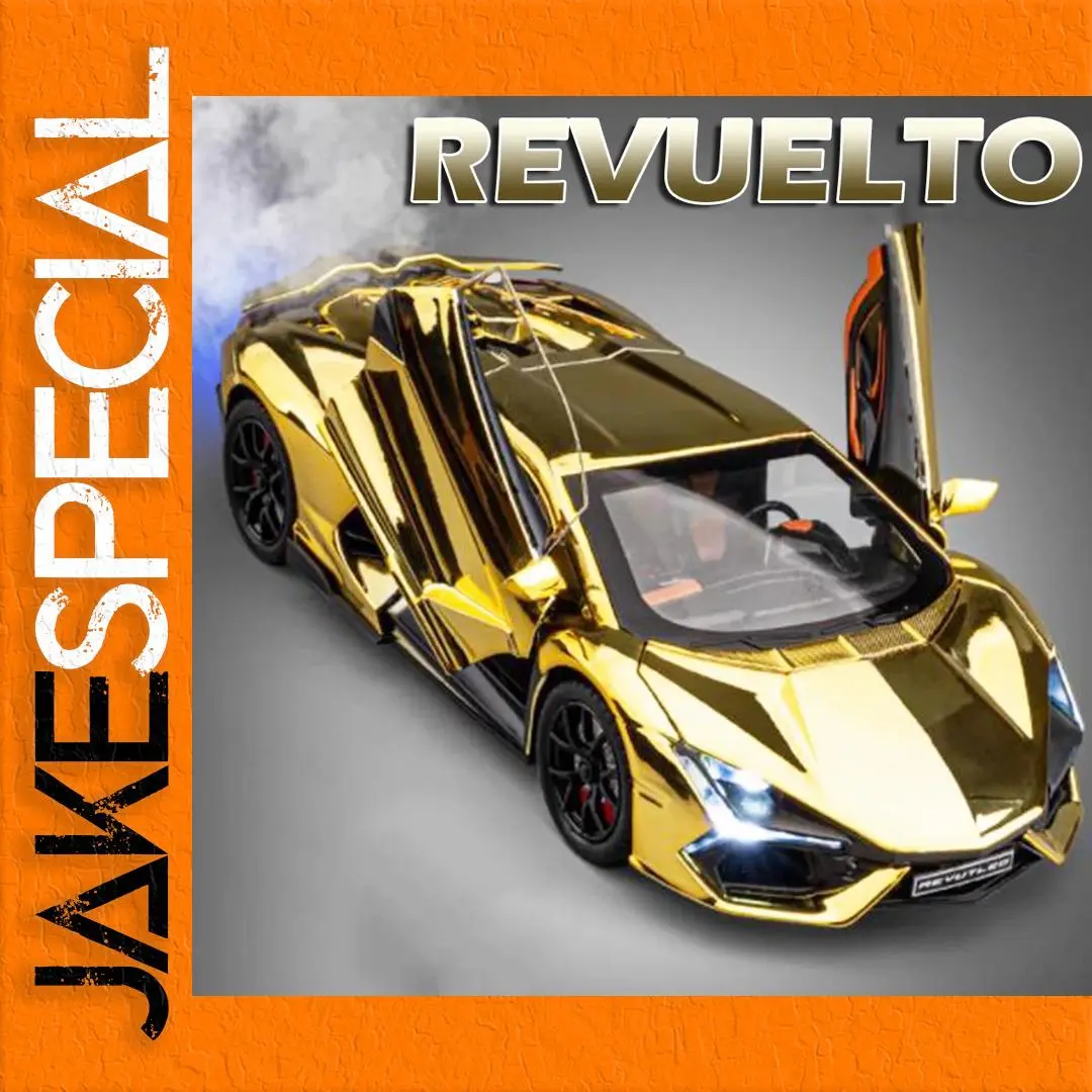 1:24 Gold REVUELTO Sports Car Model 1 1:24 Gold REVUELTO Sports Car Model
