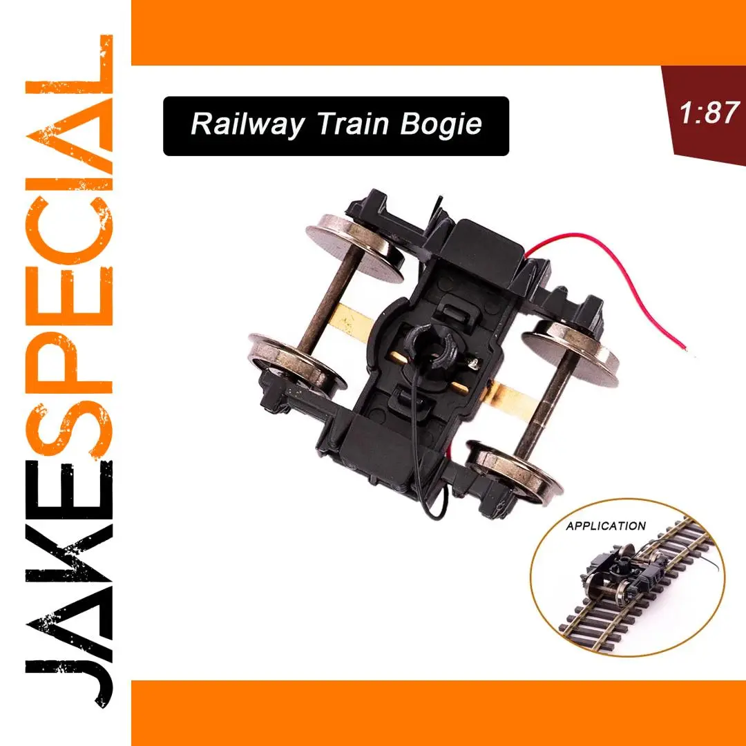 HO Scale Railway Bogie Assembly for Model Trains 1 HO Scale Railway Bogie Assembly for Model Trains