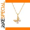 Stainless Steel Butterfly Pendant Necklace