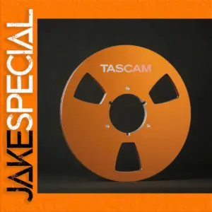 Orange Aluminum 10-inch Reel for Tape Recorders