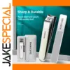 Large Stainless Steel Nail Clipper & Glass File Set