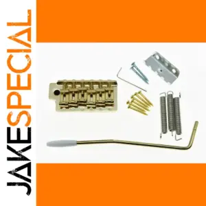 Gold Finish Strat-Style Tremolo Bridge