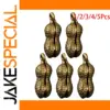 Brass Peanut Ornament Set (1-5 pcs)