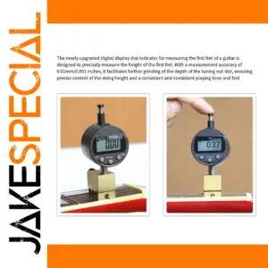 Precision Guitar and Bass String Gauge Indicator