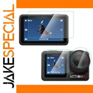 DJI Osmo Action 5 Pro Tempered Glass Screen Protectors Set