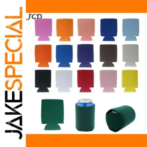 Set of Five Insulated Neoprene Beer Sleeves