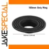 Black Bathroom Drain Core 138mm with Sealing Features
