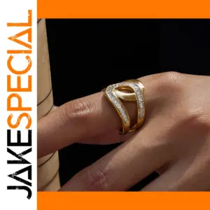 Stainless Steel Geometric Women's Ring