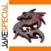 Red Dragon 3D Emblem Badge for Vehicles