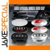 Aluminum Hub Cap and Sticker Set for Vehicles