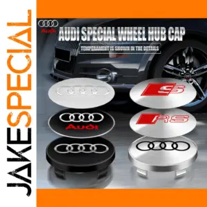 Aluminum Hub Cap and Sticker Set for Vehicles