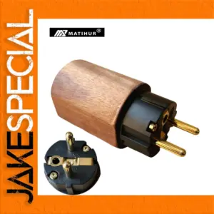 Elegant Black Walnut Power Filter for Audio Systems
