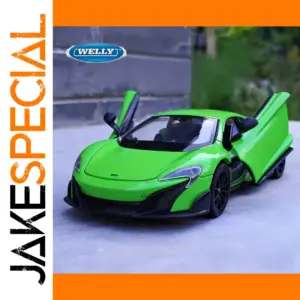 Vibrant Green McLaren 675LT Diecast Model 1:24 Scale