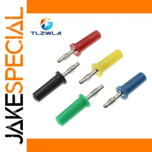 Colorful 4mm Banana Plugs, Set of Five