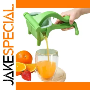 Bright Green Handheld Citrus Juicer for Home