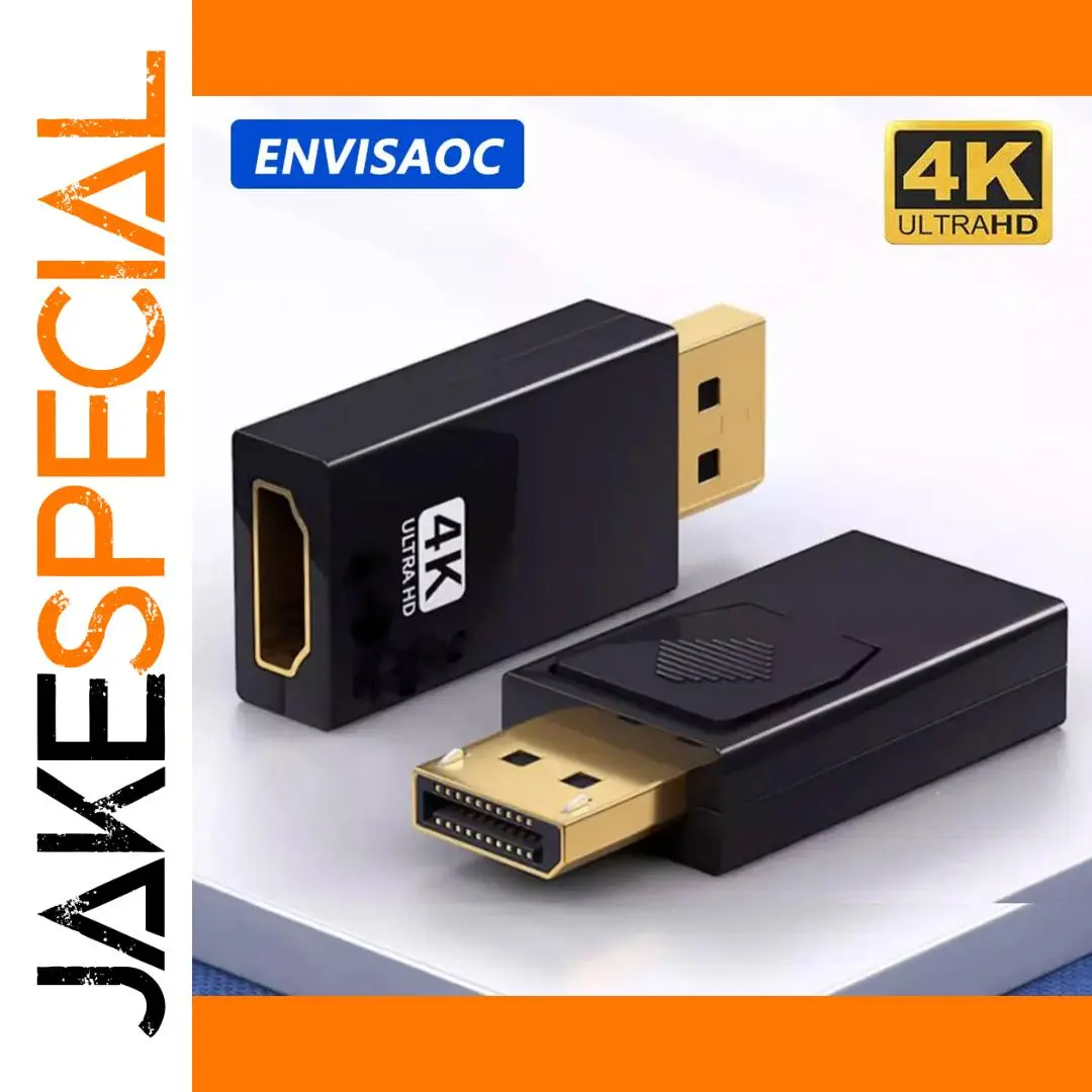 4K DisplayPort to HDMI Adapter for PC and Monitors 1 4K DisplayPort to HDMI Adapter for PC and Monitors