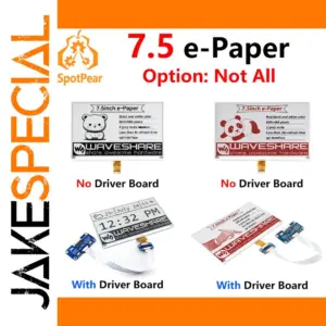 7.5-Inch e-Paper Display 800×480 Resolution